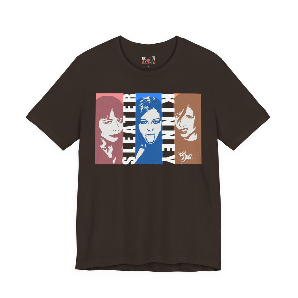 Sleater-Kinney Band Portrait T-Shirt | Indie Rock Tee