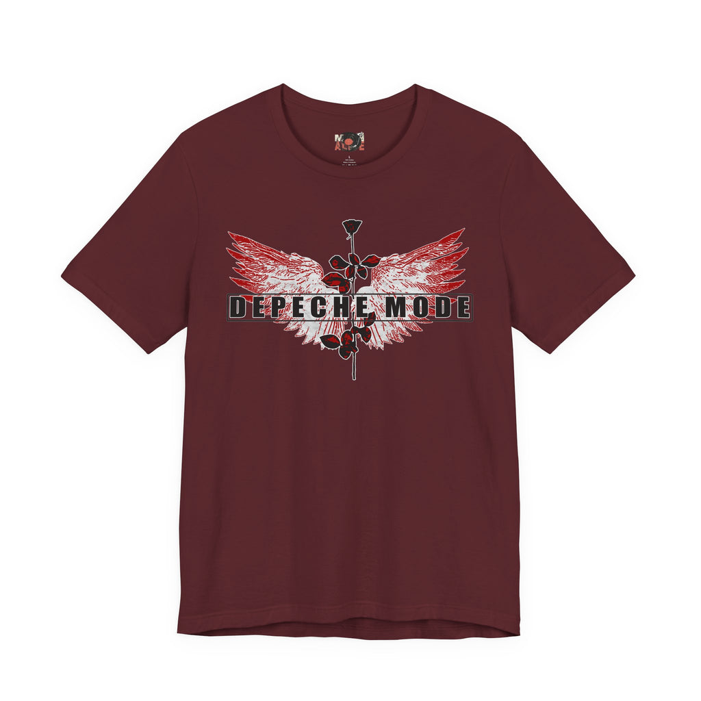 Depeche Mode Wings Rose T-Shirt | Band Logo Tee