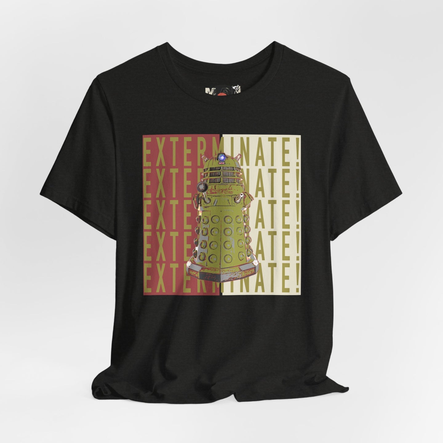Dalek Exterminate Graphic Tee | Doctor Who Sci-Fi Robot Illustration