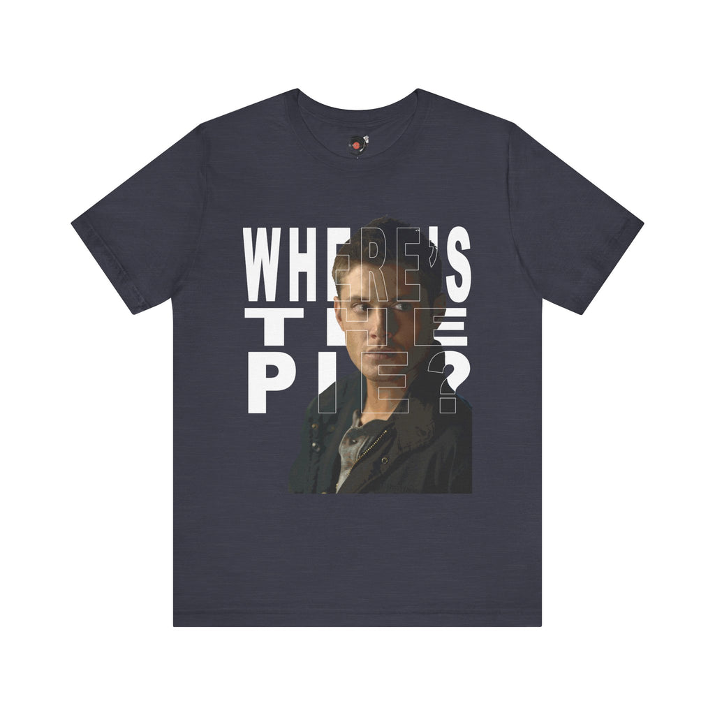 Dean Winchester "Where's the Pie?" Portrait T-Shirt | Supernatural TV Tee