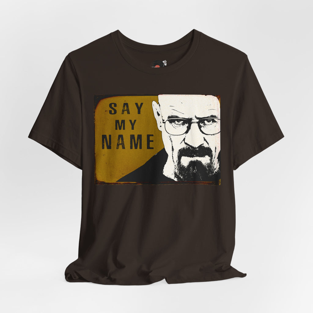 Say My Name Walter White Tee | Retro Breaking Bad Portrait