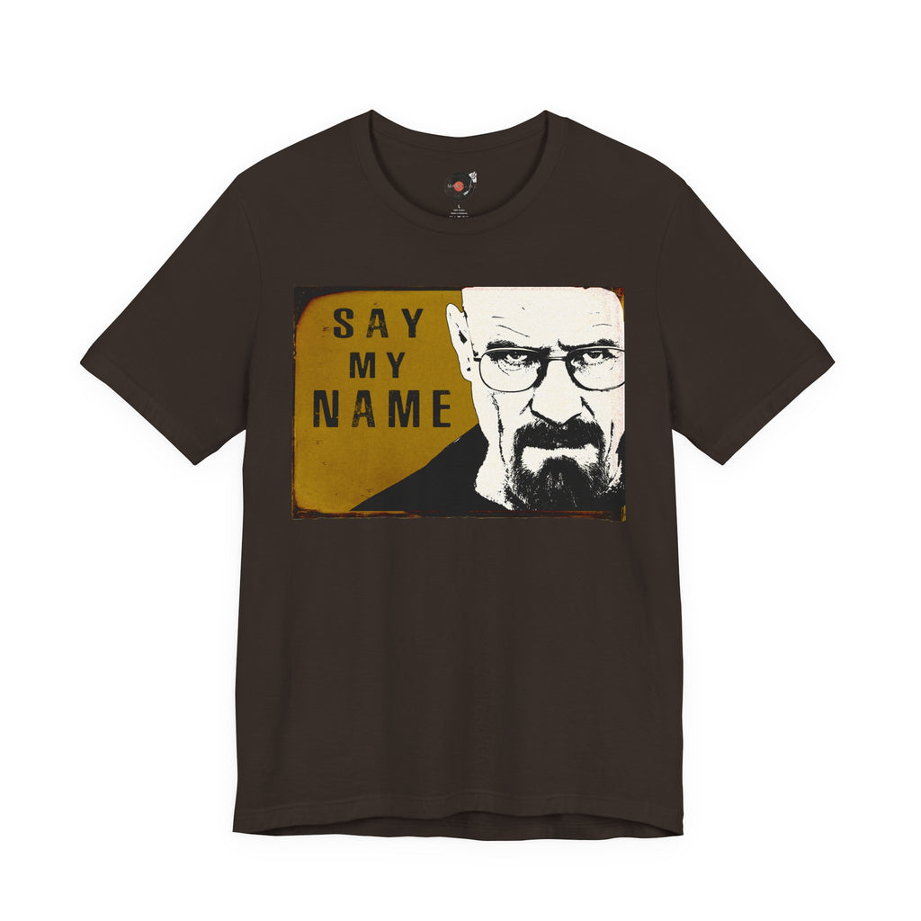 Say My Name Walter White Tee | Retro Breaking Bad Portrait