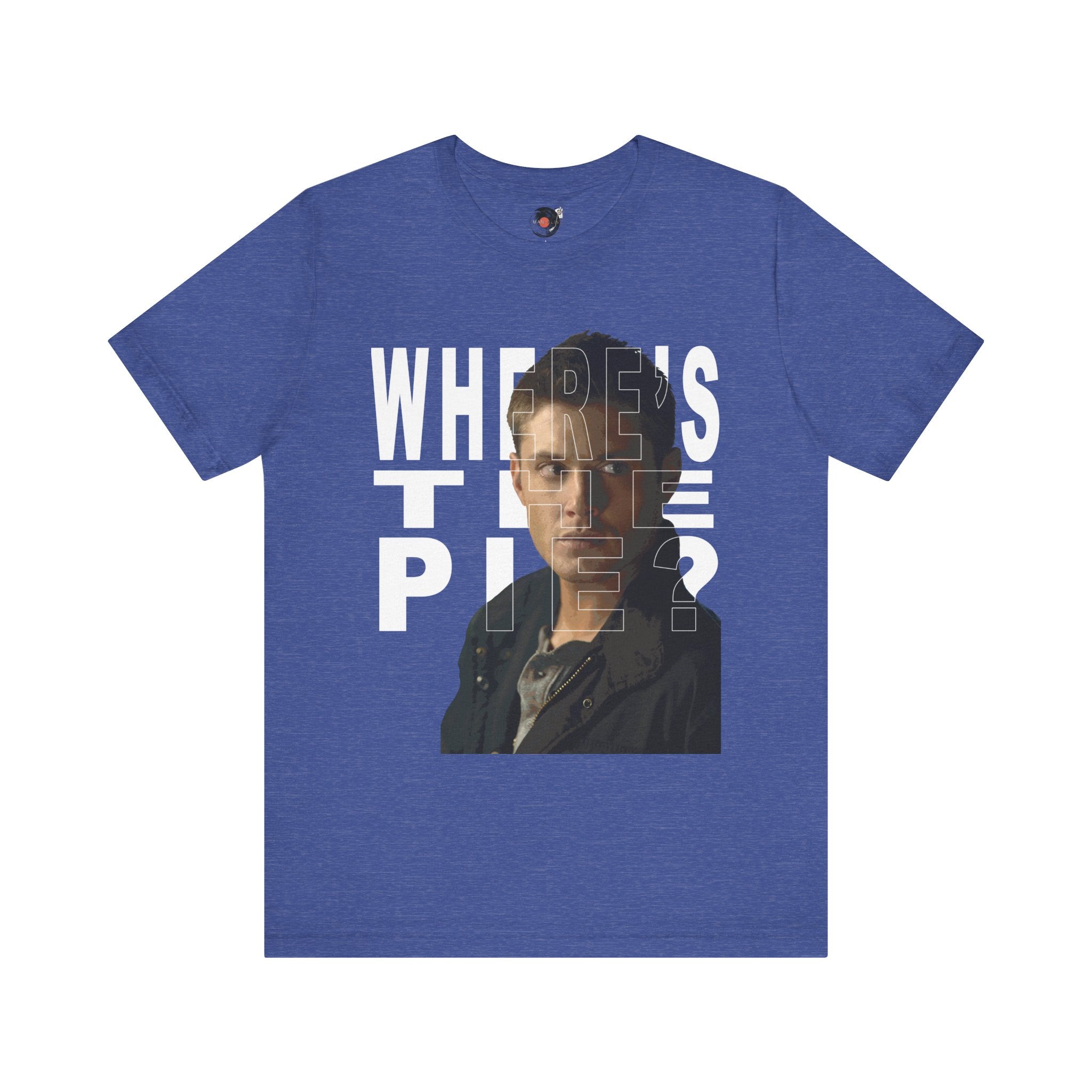 Dean Winchester "Where's the Pie?" Portrait T-Shirt | Supernatural TV Tee