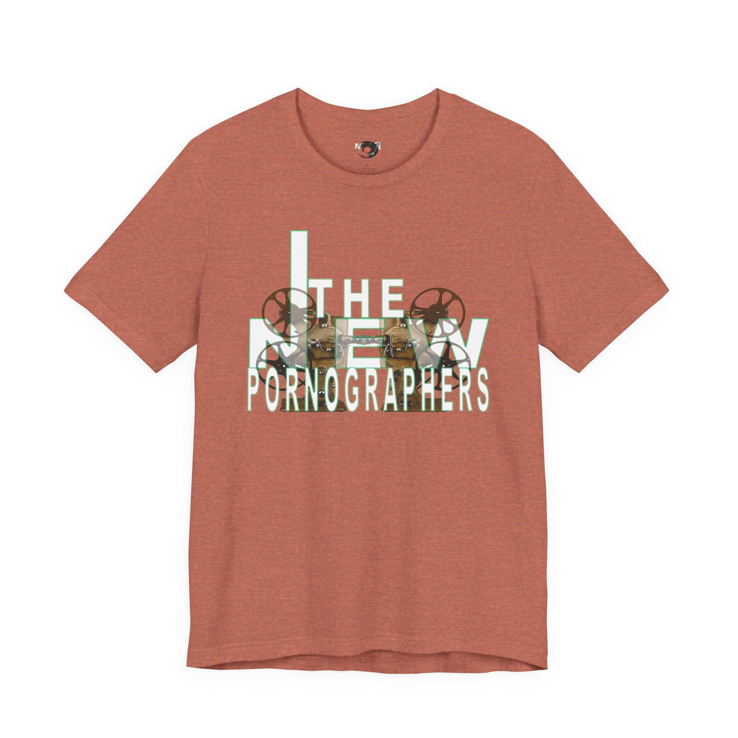 The New Pornographers band art Tee | Vintage film camera graphic
