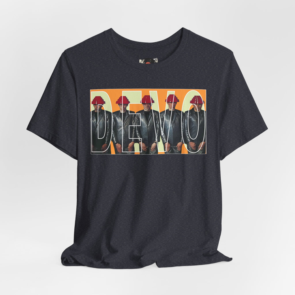 Devo Retro Pop Art Band Tee — Devo Graphic T-Shirt