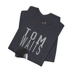 Tom Waits Portrait T-Shirt | Musician Band Tee, Vintage Monochrome