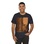 Kerouac portrait T-Shirt | Beat poet graphic tee, vintage sepia photo