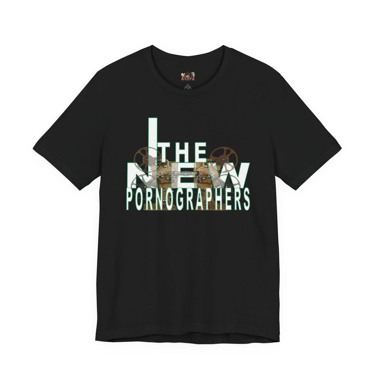 The New Pornographers band art Tee | Vintage film camera graphic
