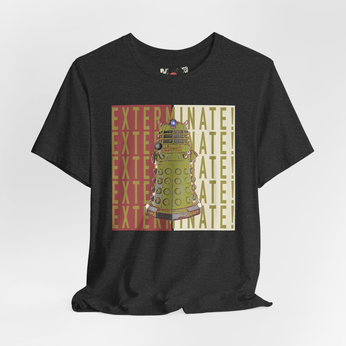 Dalek Exterminate Graphic Tee | Doctor Who Sci-Fi Robot Illustration