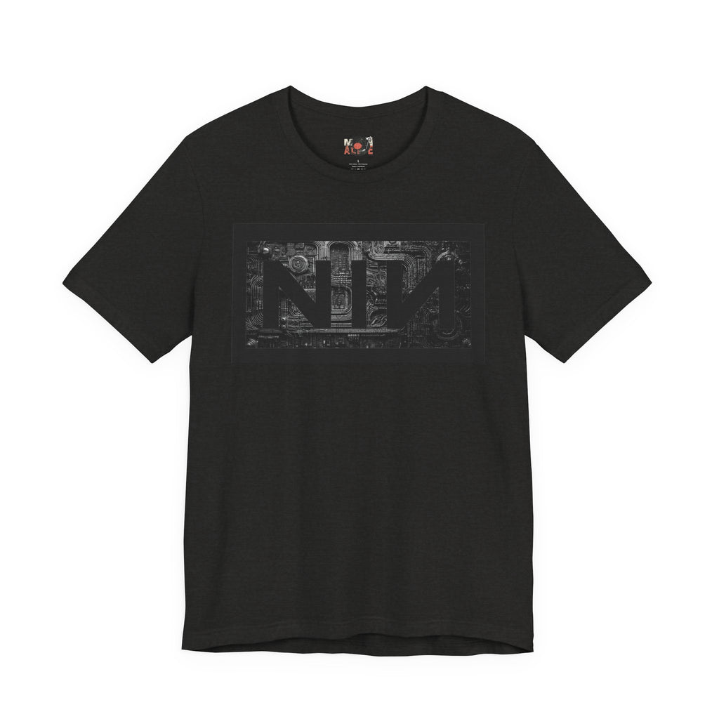 NIN computer wire gritty tee | Music Industrial graphic tee