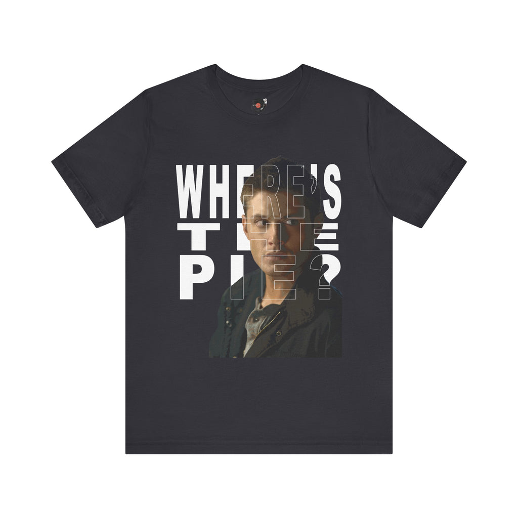 Dean Winchester "Where's the Pie?" Portrait T-Shirt | Supernatural TV Tee