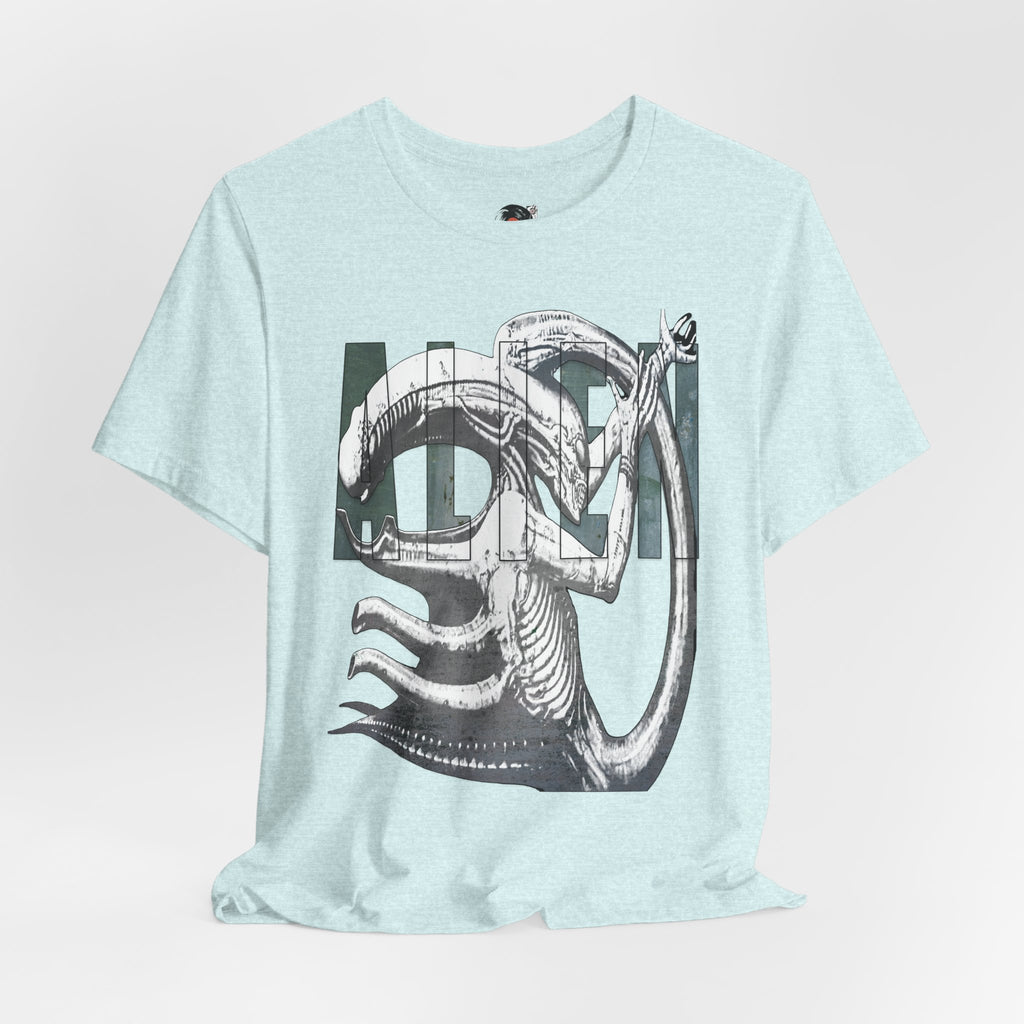 Sci-Fi Alien Illustration Tee | Alien Movie Graphic Shirt