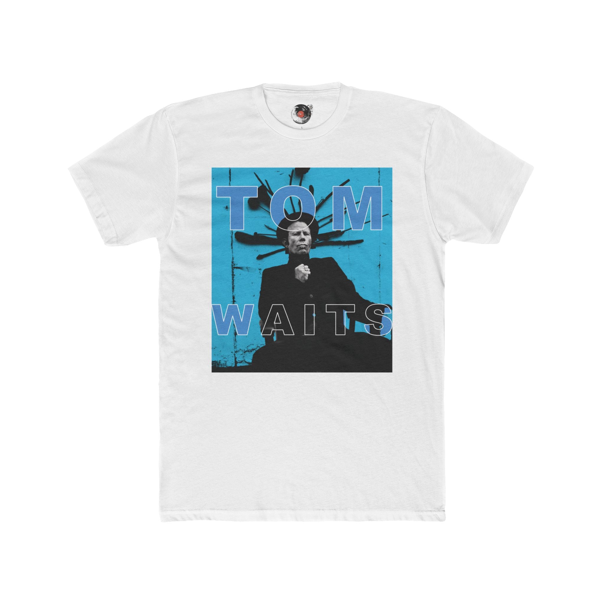 Tom Waits Vintage Blue Music T-Shirt