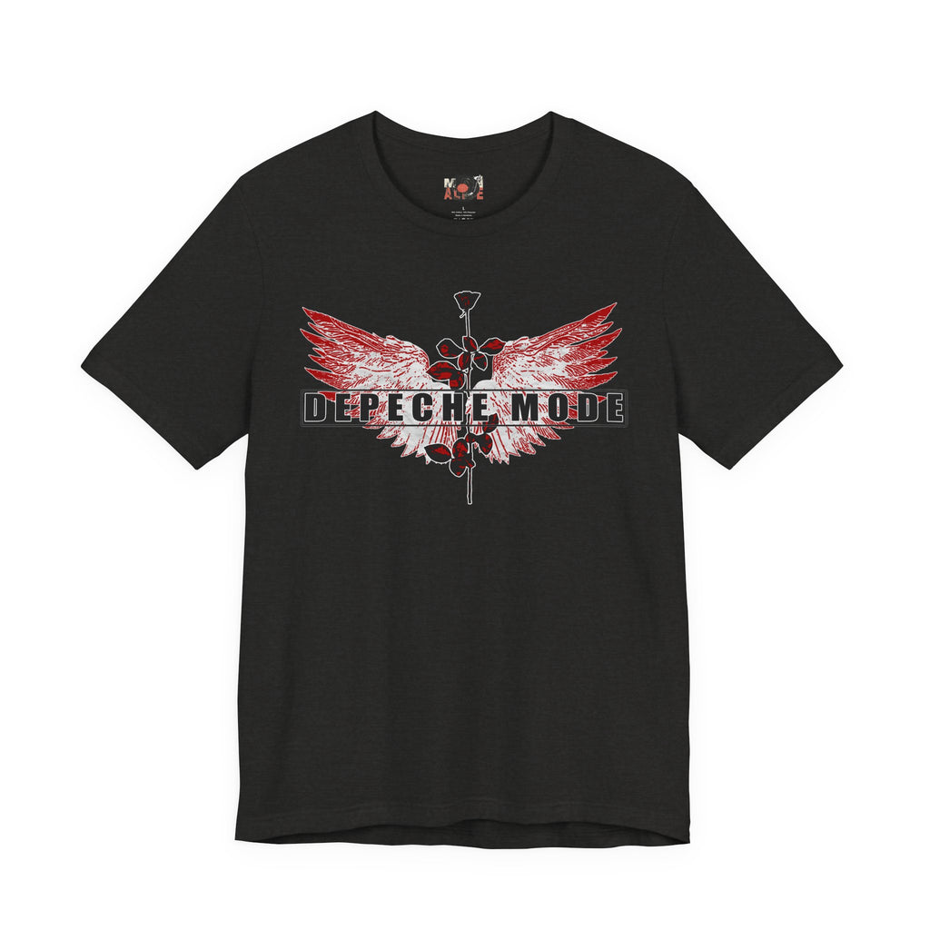 Depeche Mode Wings Rose T-Shirt | Band Logo Tee