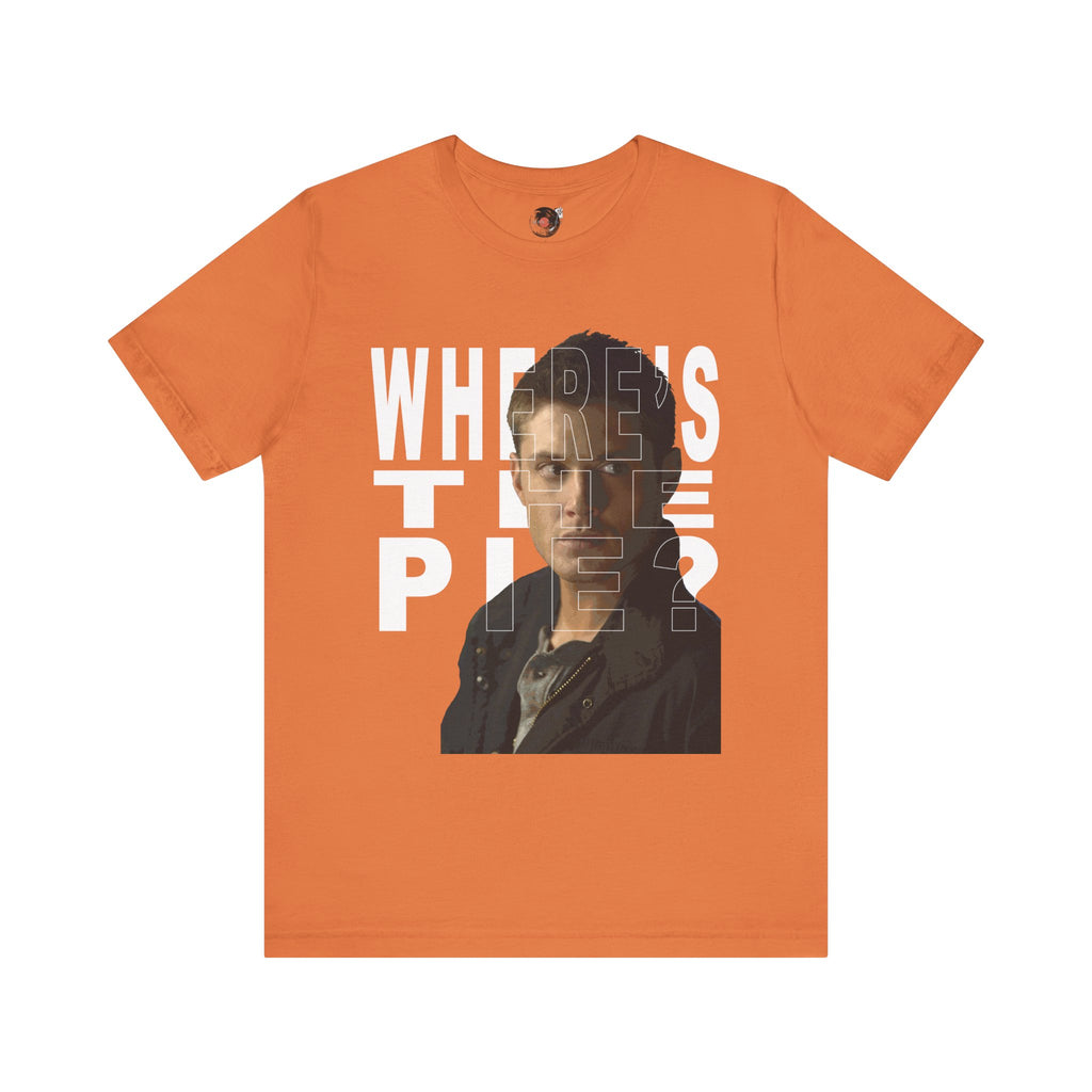 Dean Winchester "Where's the Pie?" Portrait T-Shirt | Supernatural TV Tee