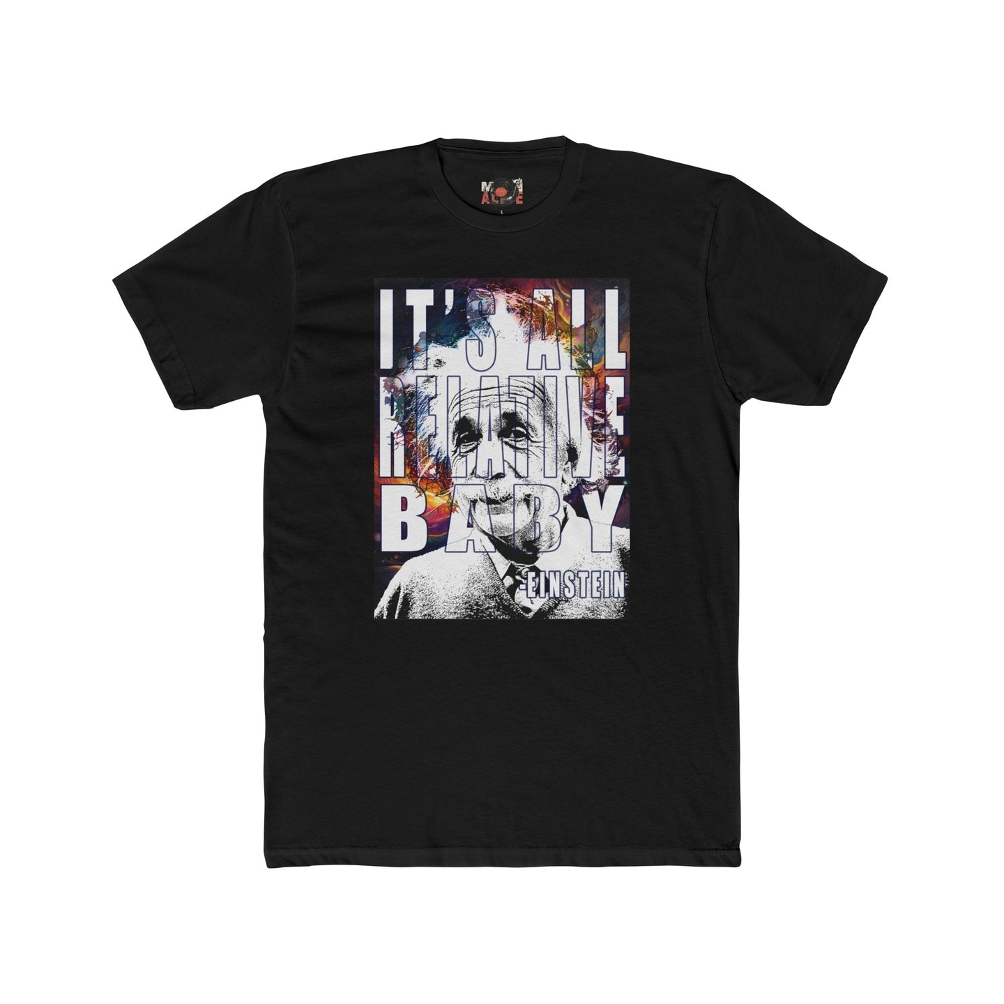 Einstein - Retro Pop Art 'It's All Relative, Baby' Graphic T-Shirt