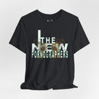 The New Pornographers band art Tee | Vintage film camera graphic