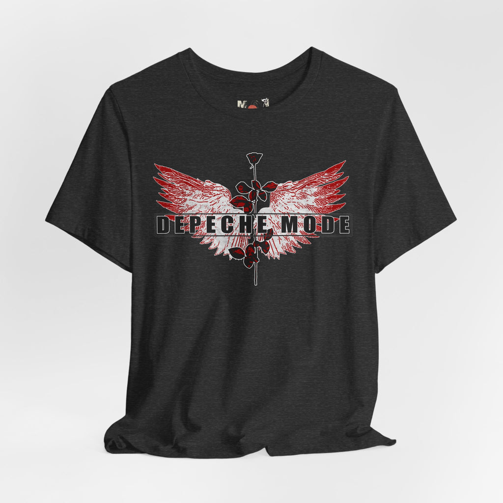 Depeche Mode Wings Rose T-Shirt | Band Logo Tee