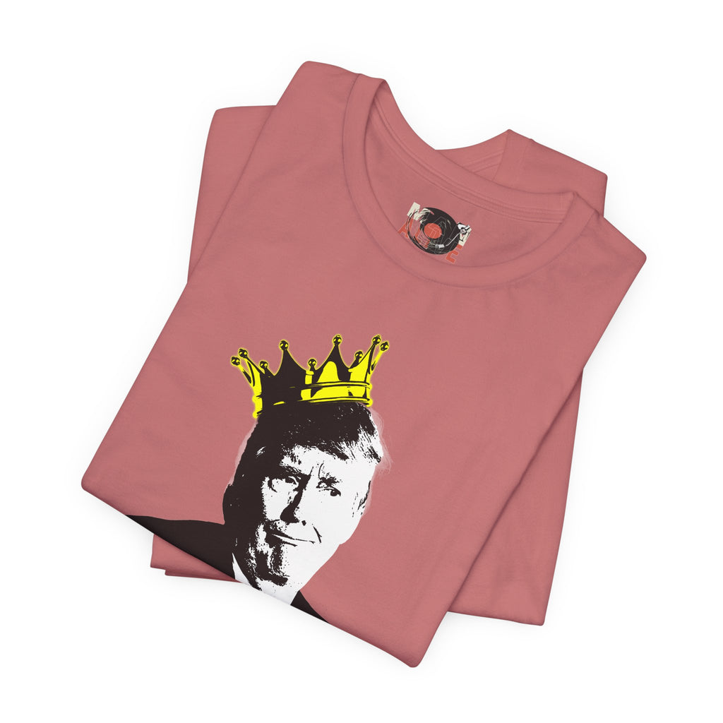 No Kings portrait tee | Graphic Political Satire T-Shirt