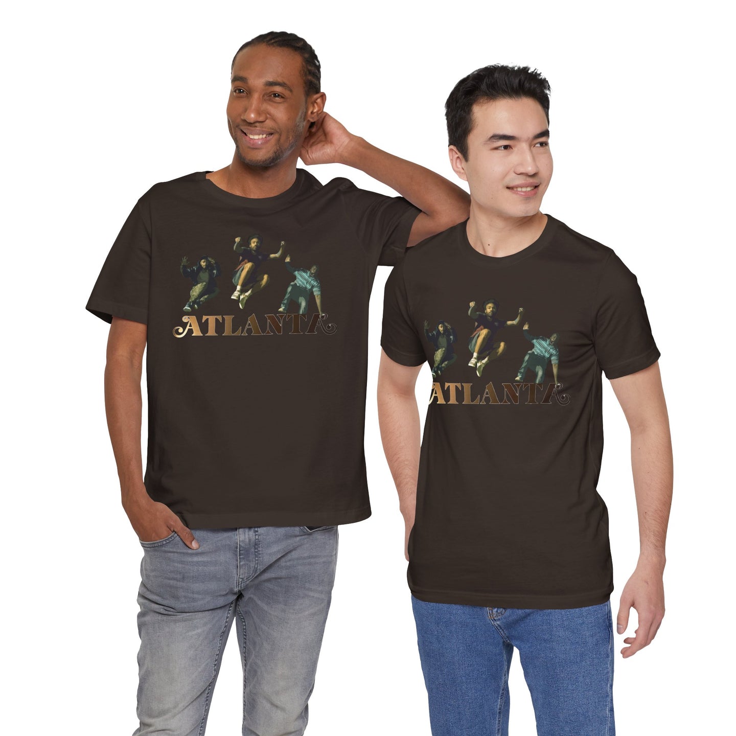 Retro Atlanta TV Show Jumping City Typography Tee