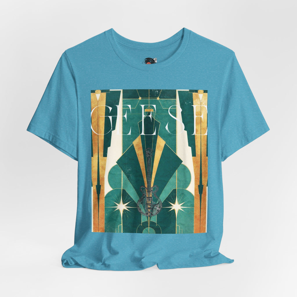 GEESE band Tee, Art Deco Inspire Graphic Tee, Vintage Style Shirt, Retro Tee, Gift for Art Lovers, Casual Wear