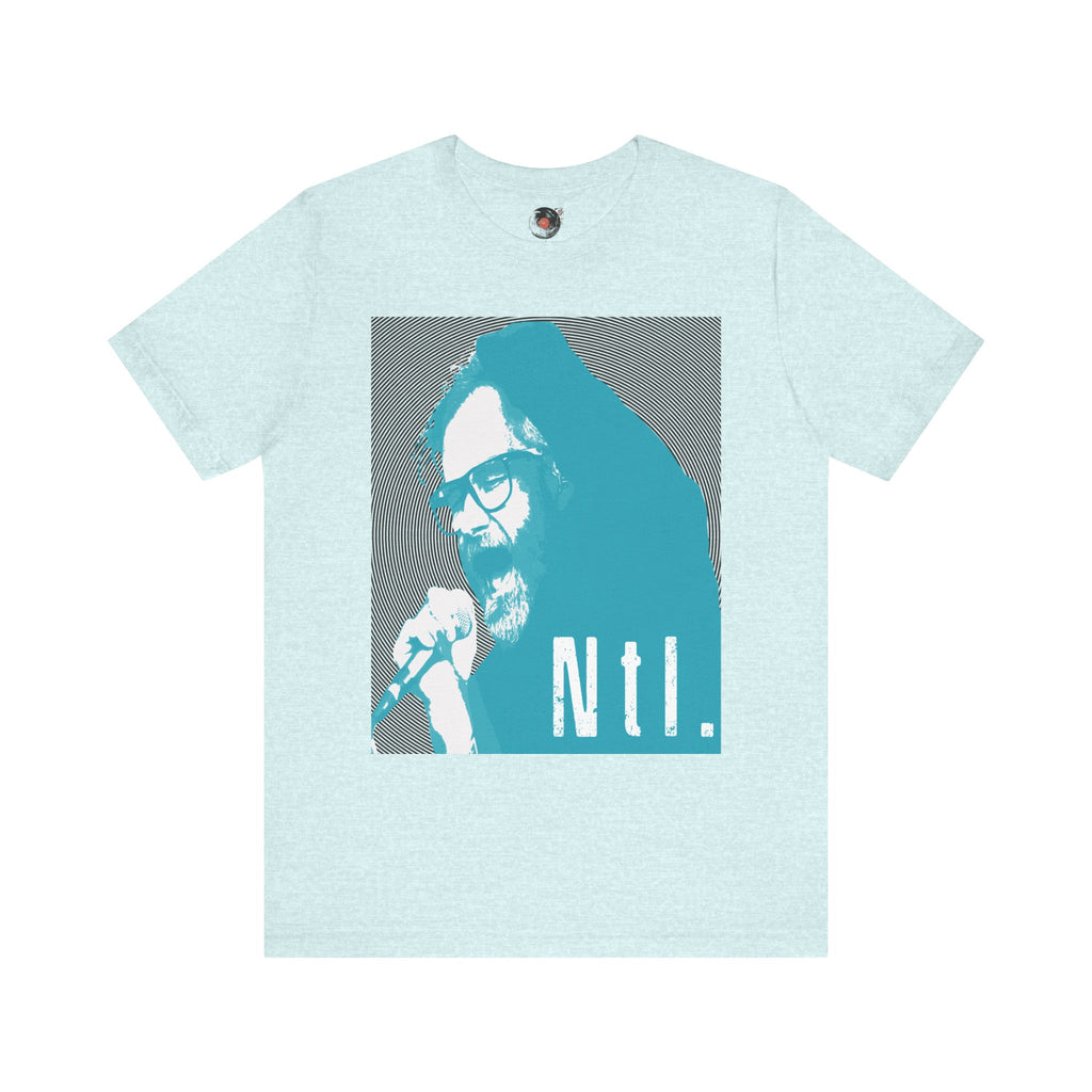 The National Band Matt Berninger Retro Indie Rock Graphic Tee | Blue Halftone