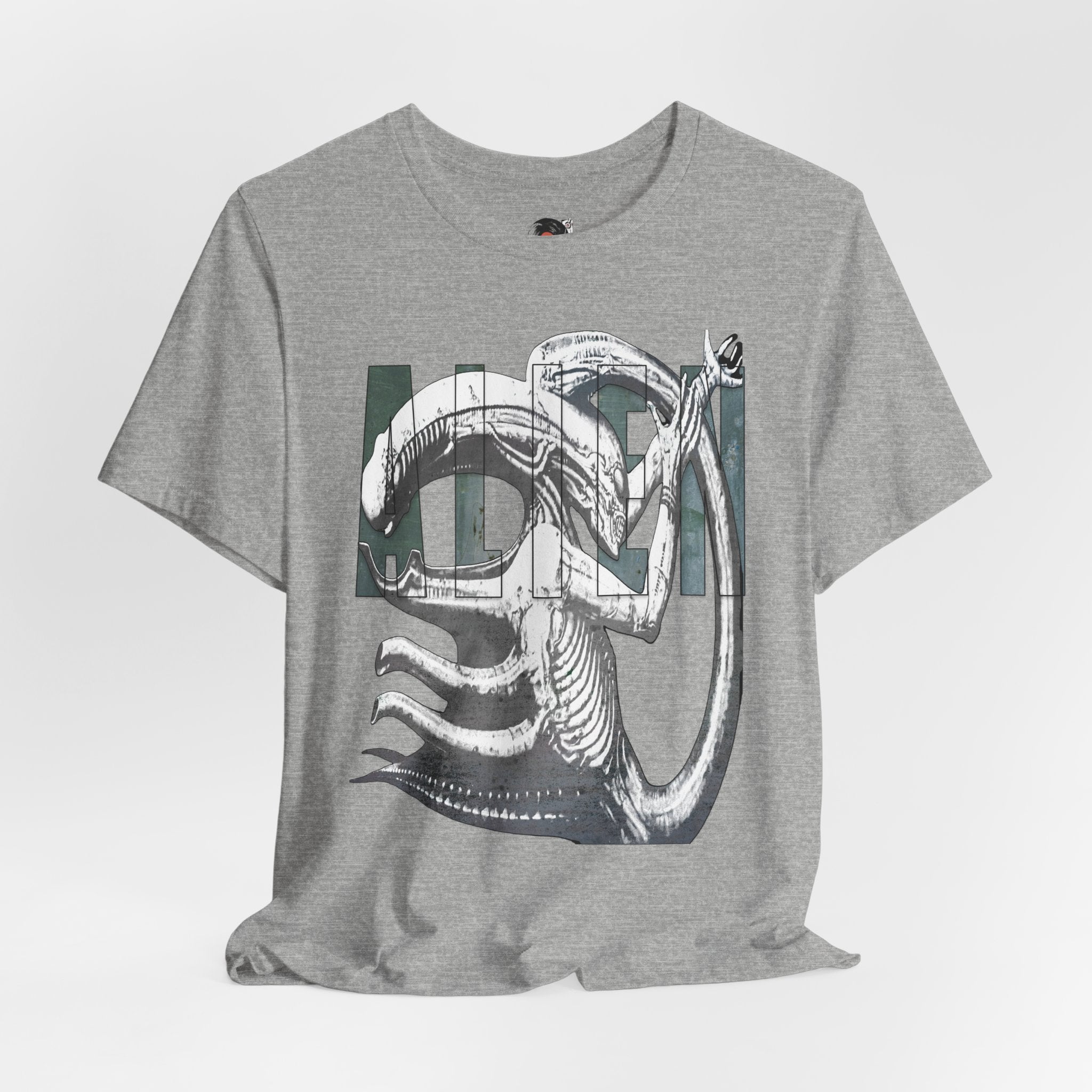 Sci-Fi Alien Illustration Tee | Alien Movie Graphic Shirt