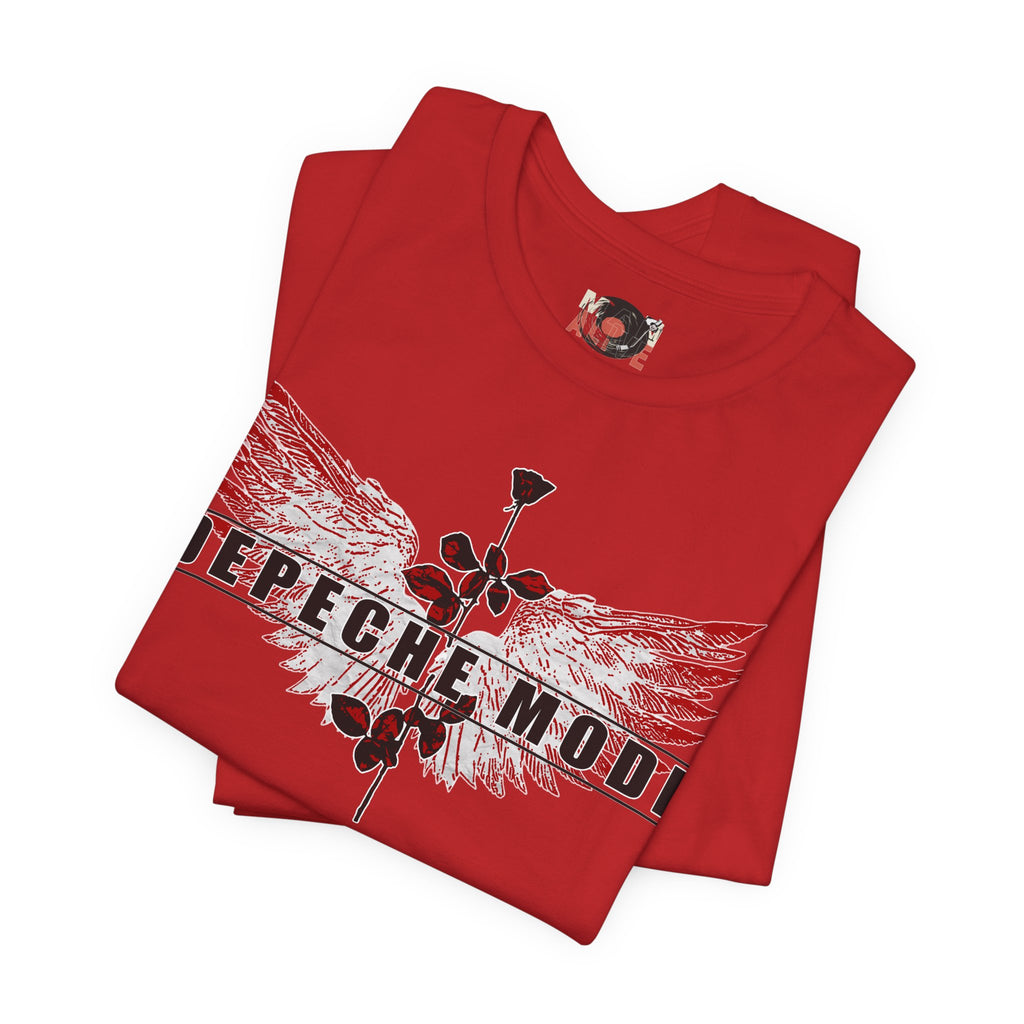 Depeche Mode Wings Rose T-Shirt | Band Logo Tee