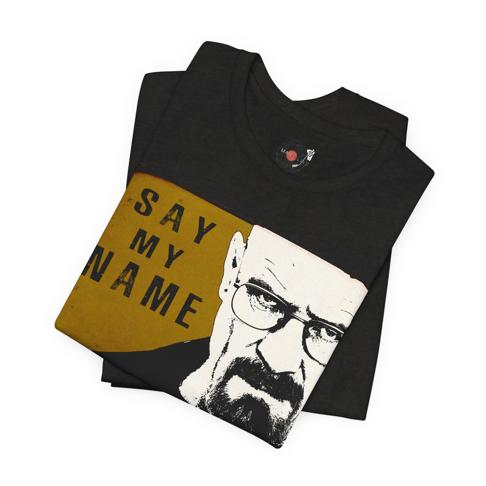 Say My Name Walter White Tee | Retro Breaking Bad Portrait