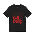 Evil Dead silhouette tee | Horror movie shirt, spooky tree design