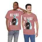 Be Like Jeff portrait T-Shirt | Jeff Goldblum retro typography