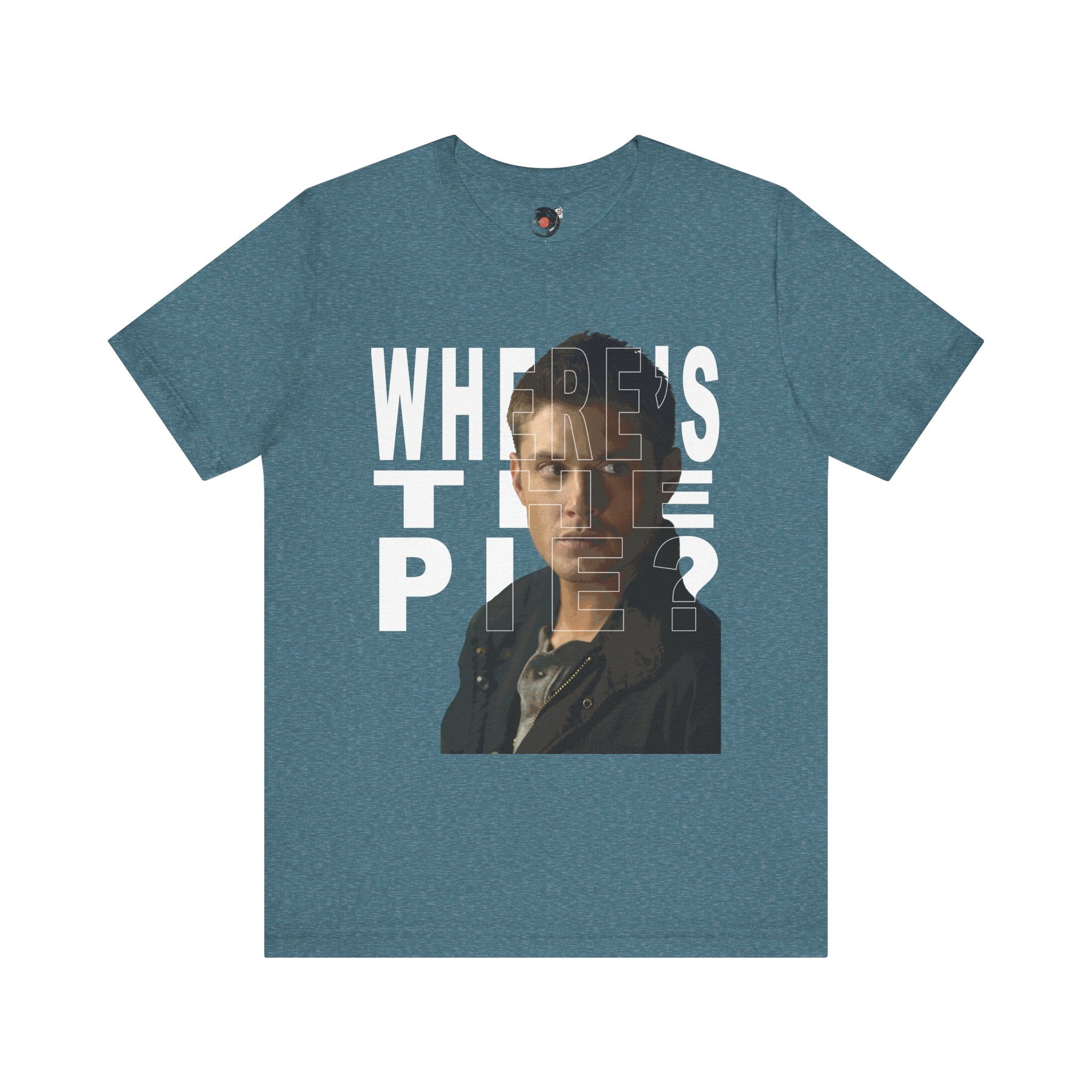 Dean Winchester "Where's the Pie?" Portrait T-Shirt | Supernatural TV Tee