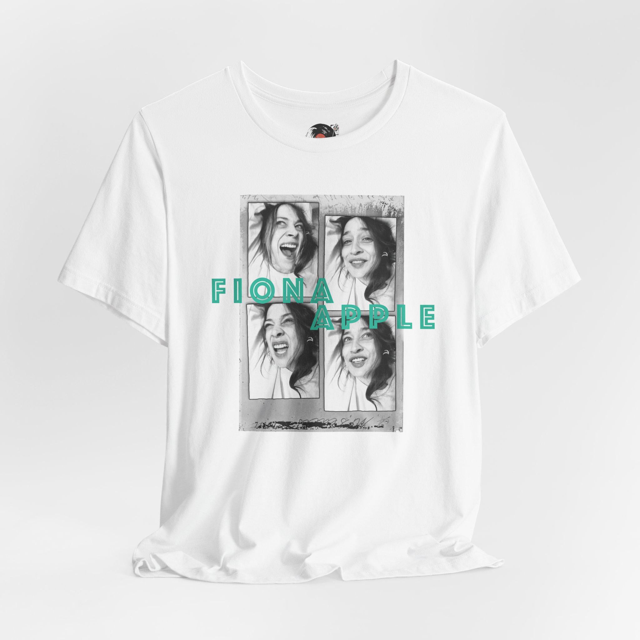 Fiona Apple Collage Tee T-Shirt | Portrait Music Graphic